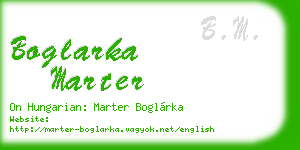 boglarka marter business card